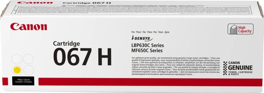 Canon 067H XL Toner Geel