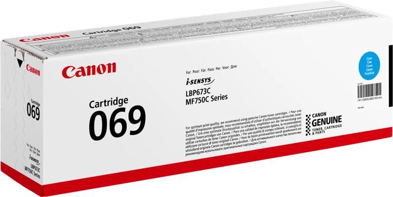 Canon 069 Inkt Toner Cyaan