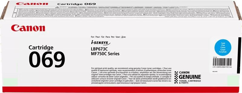 Canon 069H toner cyaan