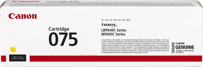 Canon 075 toner geel