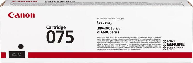 Canon 075 toner zwart