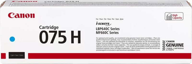 Canon 075H toner cyaan
