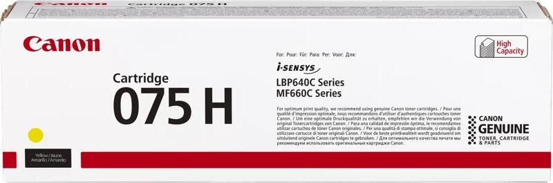 Canon 075H toner geel