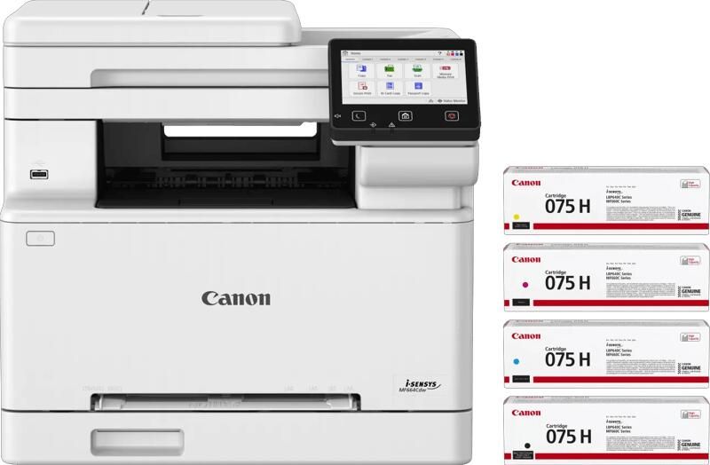 Canon i-SENSYS MF664 CDW + 1 set extra XL toners