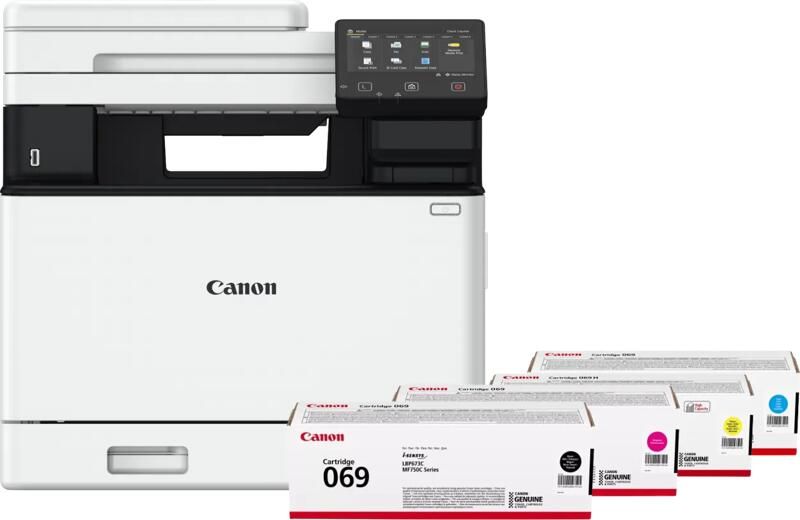 Canon i-SENSYS MF754Cdw + 1 set extra toners