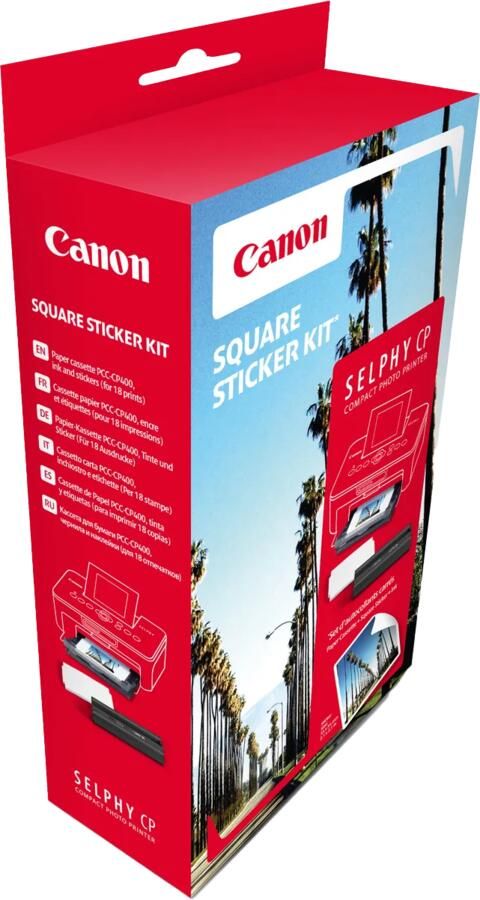 Canon KC-18IS cartridge en stickers kleur cartridge
