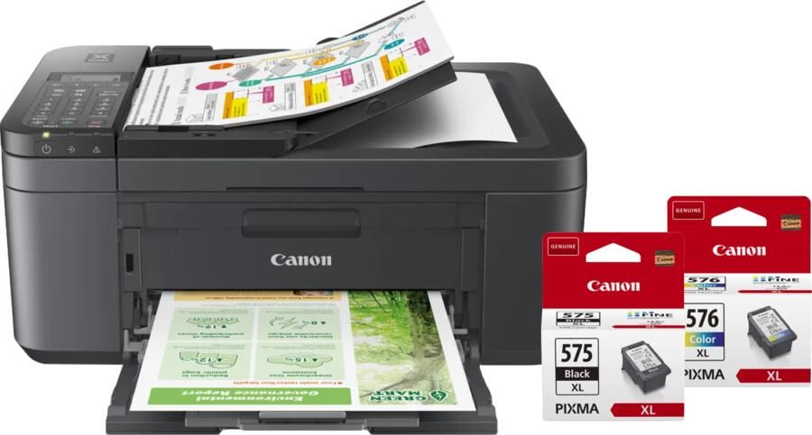 Canon PIXMA TR4755i + 1 set extra XL cartridges