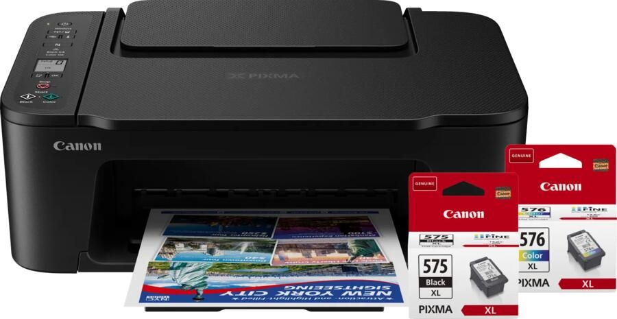 Canon PIXMA TS3750i + 1 set extra XL cartridges