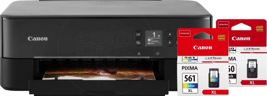 Canon PIXMA TS5350I + 1 set extra XL cartridges