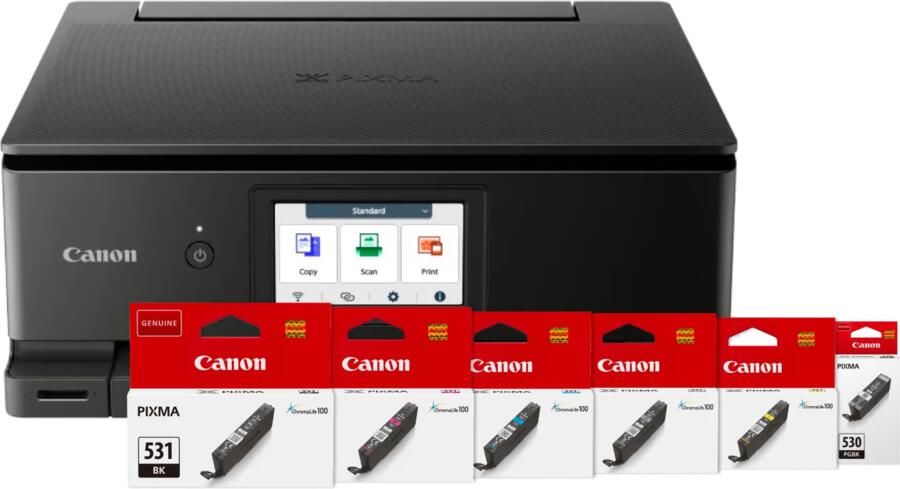 Canon PIXMA TS8750 + 1 set extra inkt