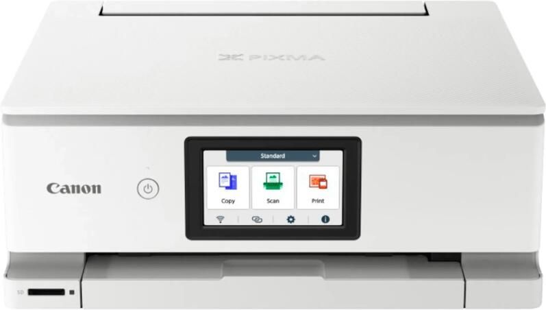 Canon Multifunctionele printer PIXMA TS8751 Capaciteit 200 vel 6 individuele inkttanks Kleur WIFI Wit