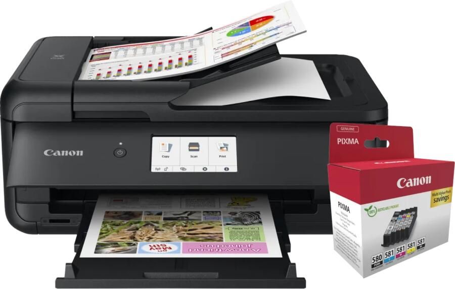 Canon PIXMA TS9550a + 1 set extra cartridges