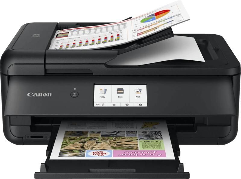 Canon All-in-oneprinter PIXMA TS9550a 3-in-1 inkjet-multifunctionele printer met 5 aparte inktpatronen