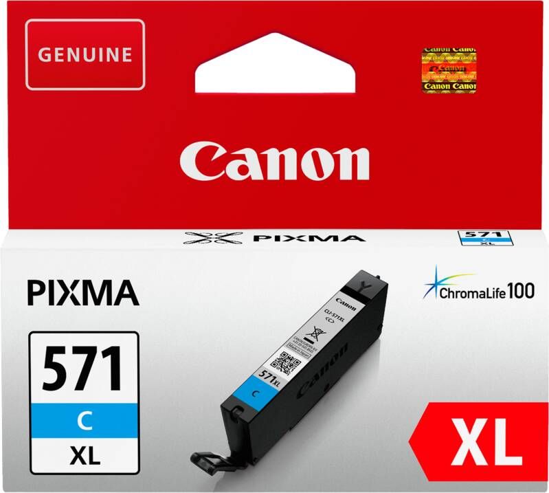 Canon CLI-571XL Blauw Inkt | Cartridges&Toners | Computer&IT Printen&Scannen | 0332C001