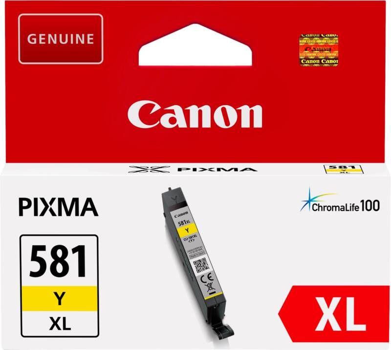 Canon inktcartridge CLI-581Y XL geel pagina&apos;s OEM: 2051C001