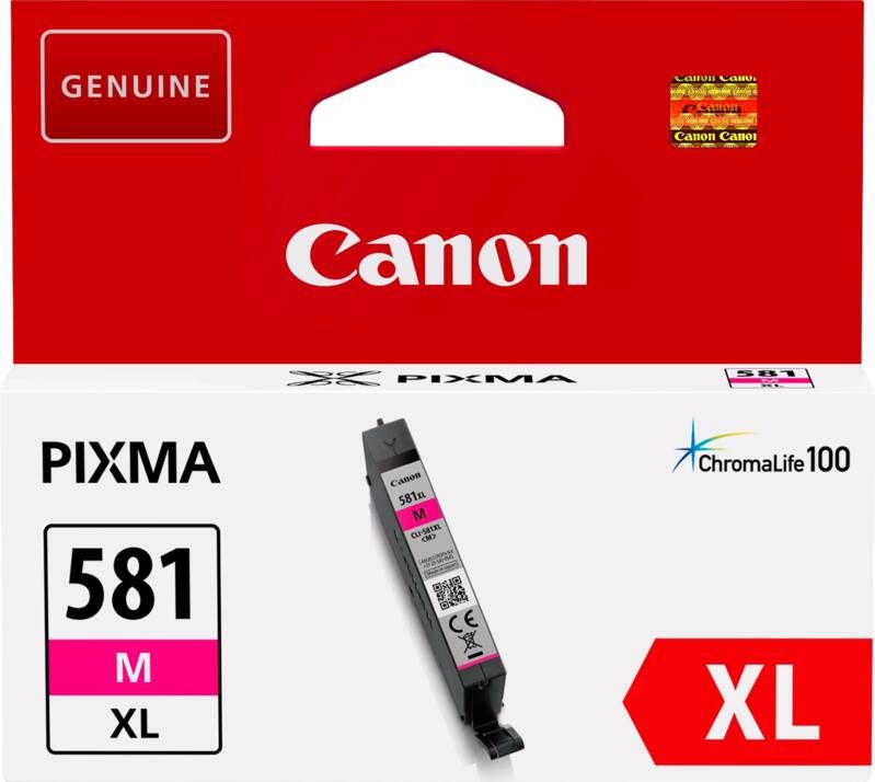 Canon inktcartridge CLI-581M XL magenta pagina&apos;s OEM: 2050C001