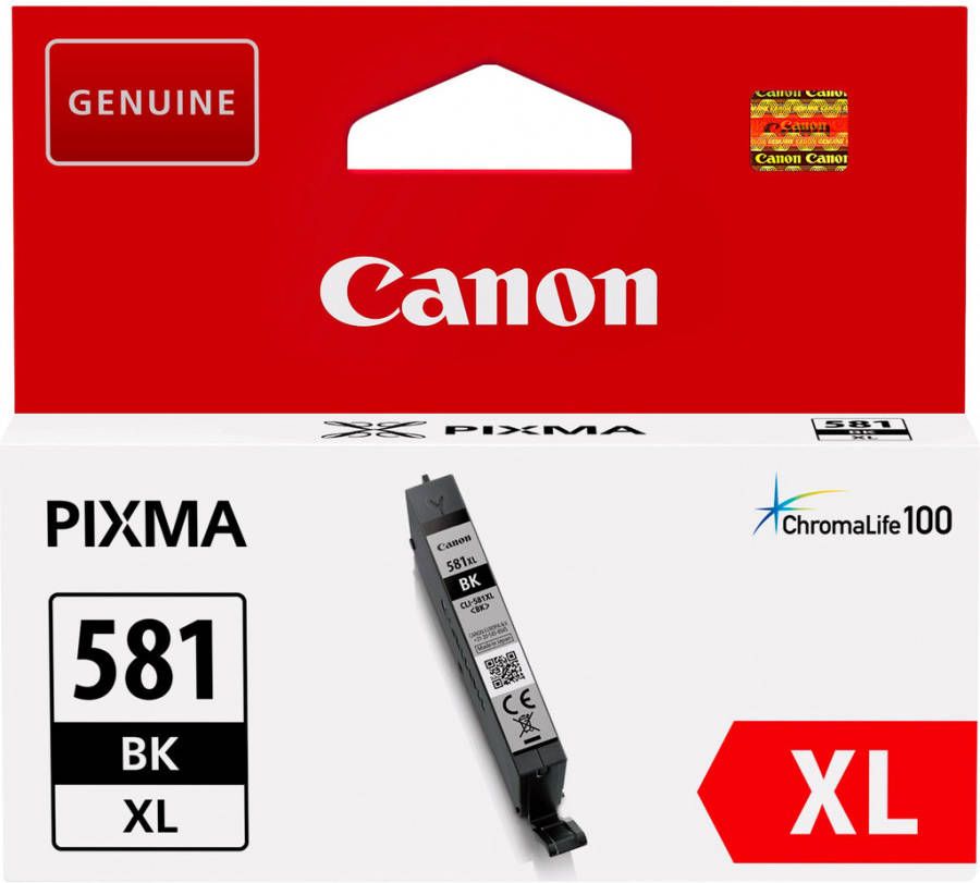 Canon inktcartridge CLI-581BK XL zwart pagina&apos;s OEM: 2052C001