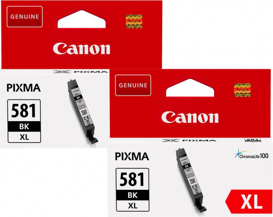 Canon CLI-581XL Cartridges Zwart Duo Pack