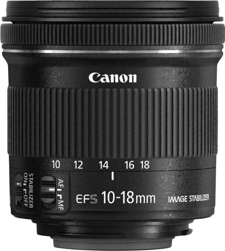 Canon EF-S 10-18mm f 4.5-5.6 IS STM | Zoomlenzen lenzen | Fotografie Objectieven | 9519B005