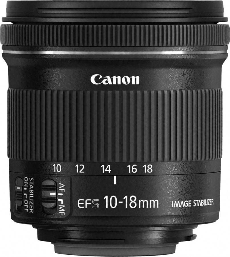 Canon EF-S 10-18mm f 4.5-5.6 IS STM | Groothoeklenzen lenzen | Fotografie Objectieven | 9519B005