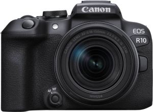 Canon Systeemcamera EOS R10 + RF-S 18-150mm F3.5-6.3 IS STM + Bajonettadapter EF-EOS R