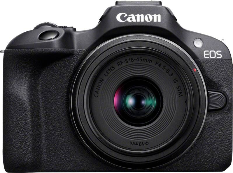 Canon EOS R100 Zwart + RF-S 18-45 IS STM | Systeemcamera's | Fotografie Camera s | 4549292214598