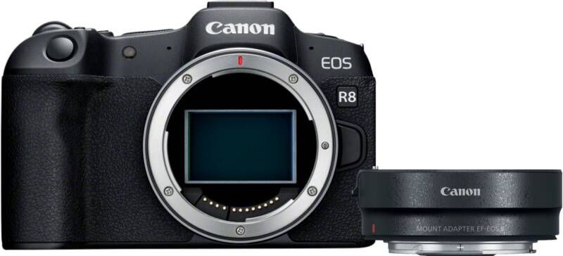 Canon EOS R8 + EF-EOS R Adapter