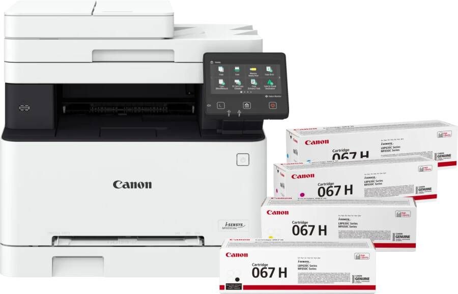 Canon I-SENSYS MF655CDW + 1 set extra XL toners