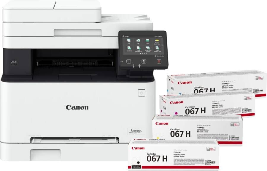 Canon I-SENSYS MF657CDW + 1 set extra XL toners