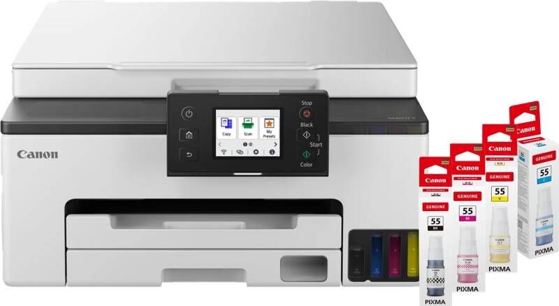Canon MAXIFY GX1050 + 1 set extra inktflesjes