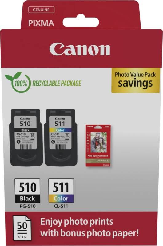 Canon INK CARTRIDGE PG-510 CL-511 MultiPack