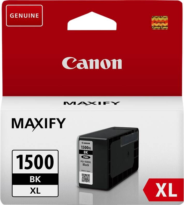 Canon INK PGI-1500XL BKNON-BLISTERED PRODUCTS | Cartridges&Toners | Computer&IT Printen&Scannen | 9182B001