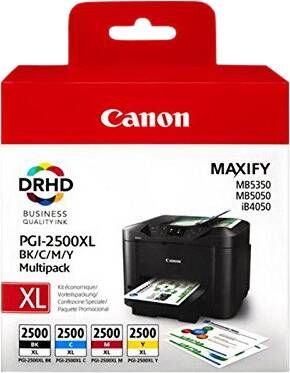 Canon INK PGI-2500XL BK C M Y MLTBLSTRD PRDCTS | Cartridges&Toners | Computer&IT Printen&Scannen | 9254B004