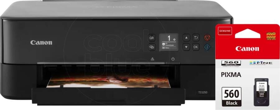 Canon PIXMA TS5350I + 1 extra zwarte cartridge