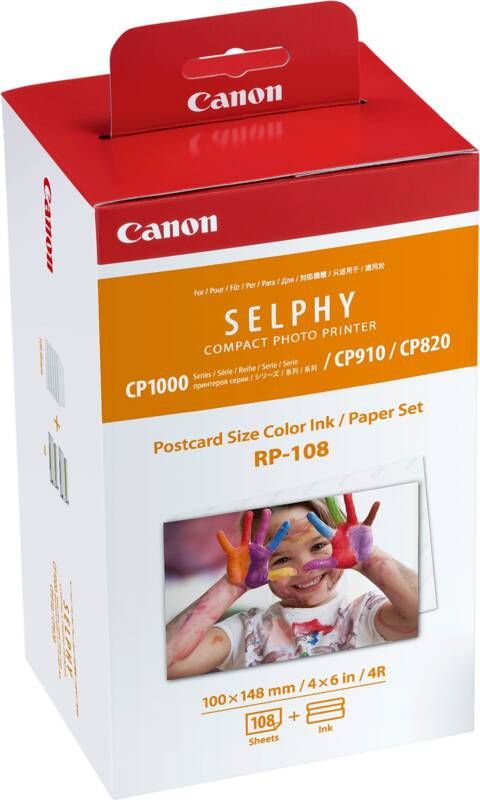 Canon P size color Ink Cassette Paper Set RP-108 | Cartridges&Toners | Computer&IT Printen&Scannen | 8568B001