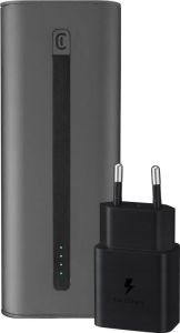 Cellular line Cellularline Powerbank 20.000 mAh Power Delivery en Quick Charge Zwart + Samsung Oplader