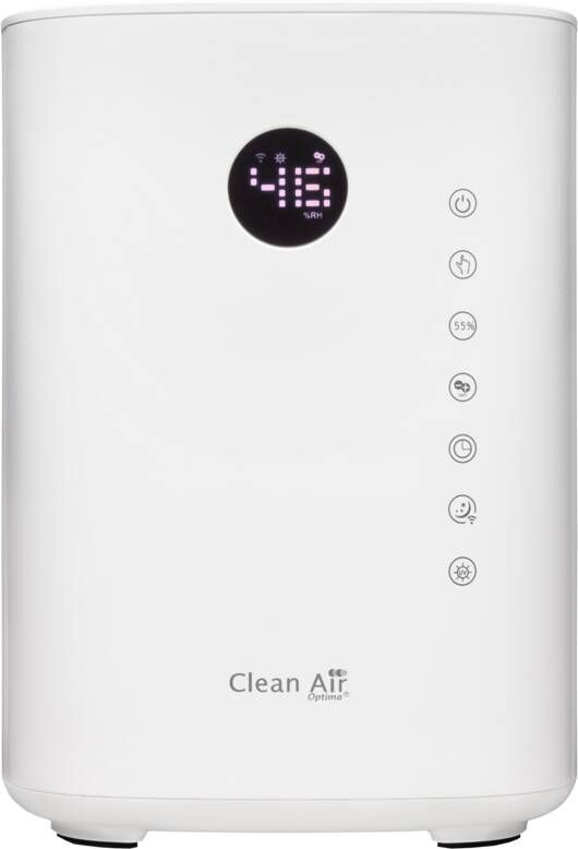 Clean Air Optima CA-604W Smart Top Filling 3in1: Luchtbevochtiger met Ionisator UVC-lamp en Aromatherapie