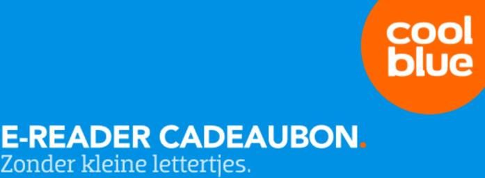 Coolblue E-reader cadeaubon van 75 euro