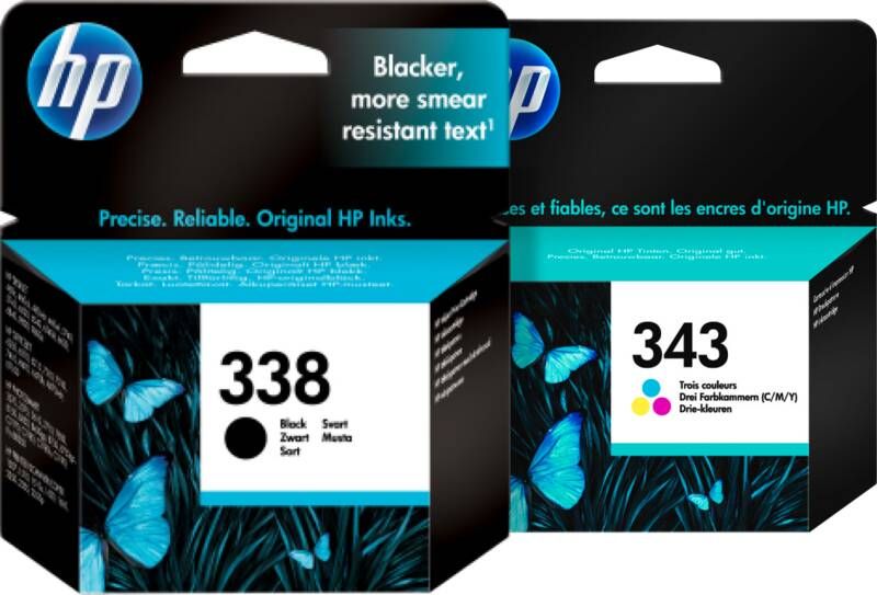 Coolblue HP 338 343 Cartridge Combo Pack