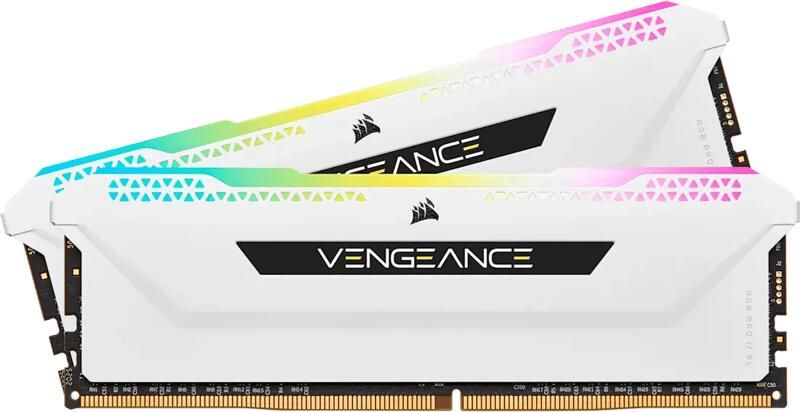 Corsair Vengeance RGB PRO SL Wit 32GB (2x16GB) DDR4 DIMM 3200MHz C16 XMP