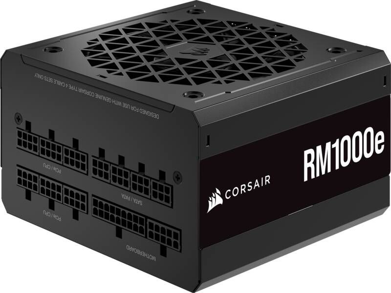 Corsair RM1000E Power Block 1000 Watt ATX 3.0 Silent Certified 80 Plus Gold (CP -9020264 -EU)