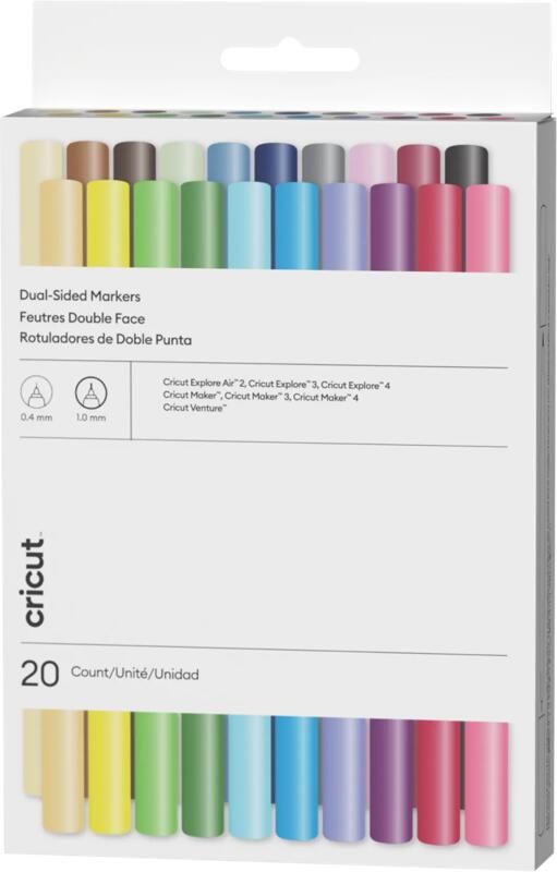 Cricut Explore Maker Dual-Sided Markers Ultimate 20-pack