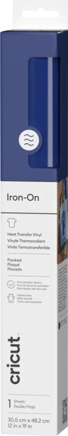 Cricut Flock Iron-On Blauw 30 5 x 48 3 cm