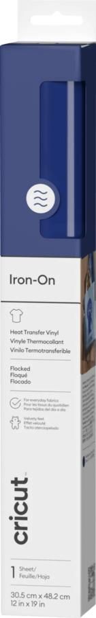 Cricut Flock Iron-On Blauw 30 5 x 48 3 cm