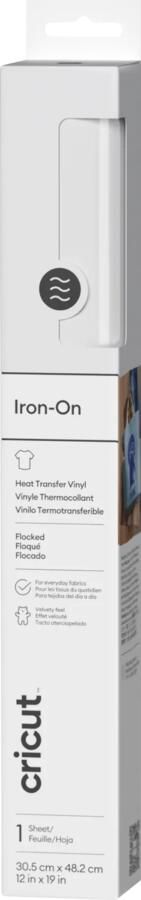 Cricut Flock Iron-On Wit 30 5 x 48 3 cm