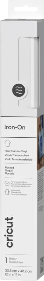 Cricut Flock Iron-On Wit 30 5 x 48 3 cm