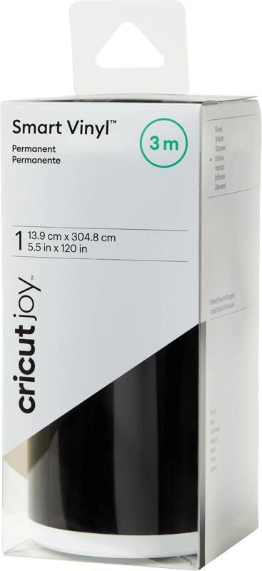 Cricut Joy Smart Vinyl Permanent Zwart 14 cm x 300 cm