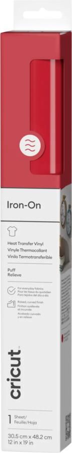 Cricut Puff Iron-On Rood 30 5 x 48 3 cm