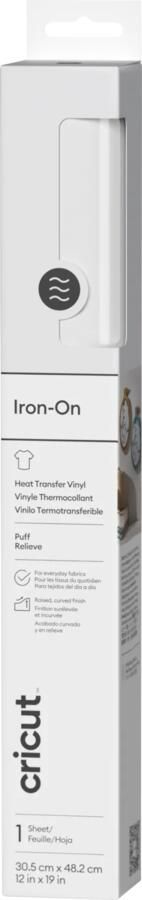 Cricut Puff Iron-On Wit 30 5 x 48 3 cm