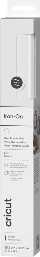Cricut Puff Iron-On Wit 30 5 x 48 3 cm